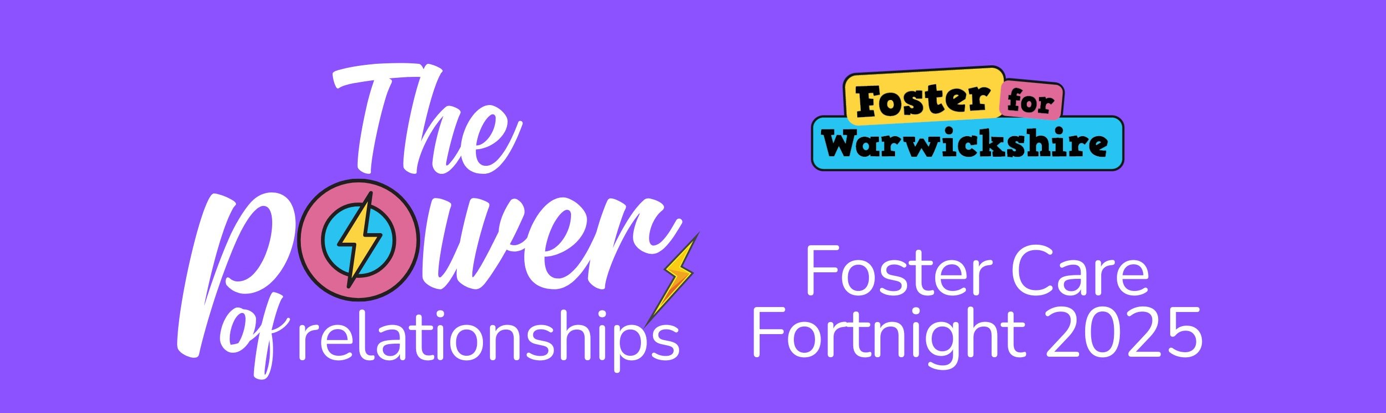 Image promoting Foster Care Fortnight.