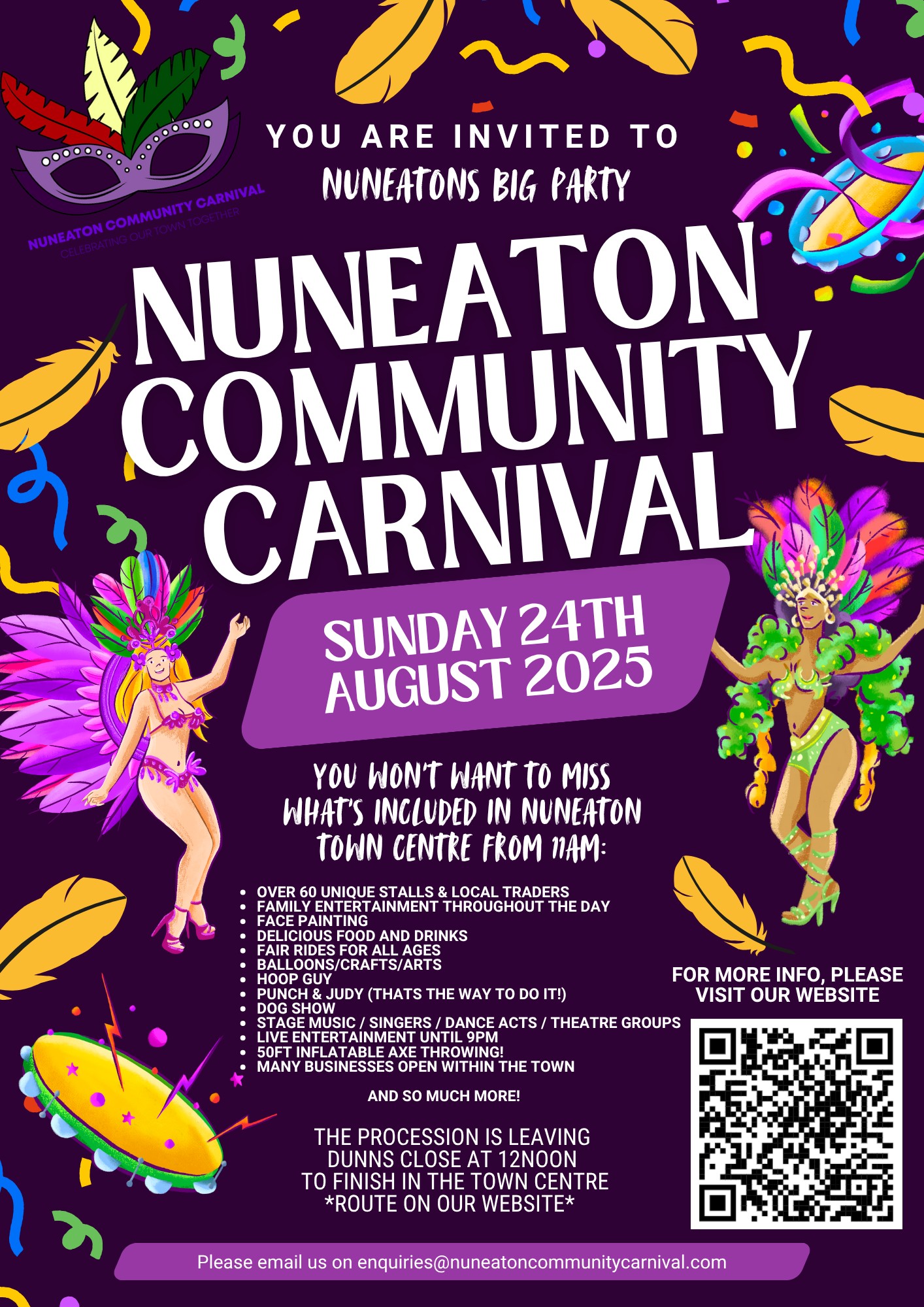 nuneaton carnival 2025