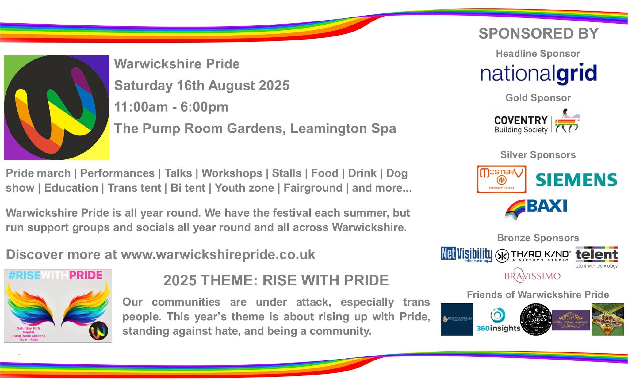 Warwickshire pride 2026